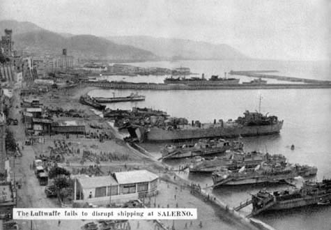 [Luftwaffe fails to disrupt shipping at Salerno]