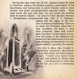 [1st Infantry: monument]