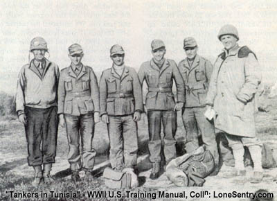 [General Camp, some of the Africa Corps prisoners and General McQuillan - Krerouf, 11 April 1943]